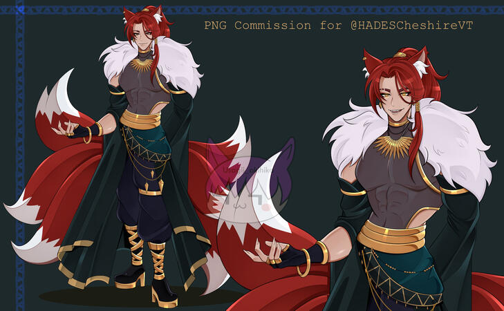 Unique design for VTuber HadesCHESIRE